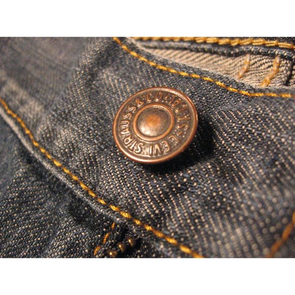 Levis 505 Jeans Womens 38 x 31 MEASURED Tag: 36 x 30 Straight Regular Fit - Picture 7 of 11